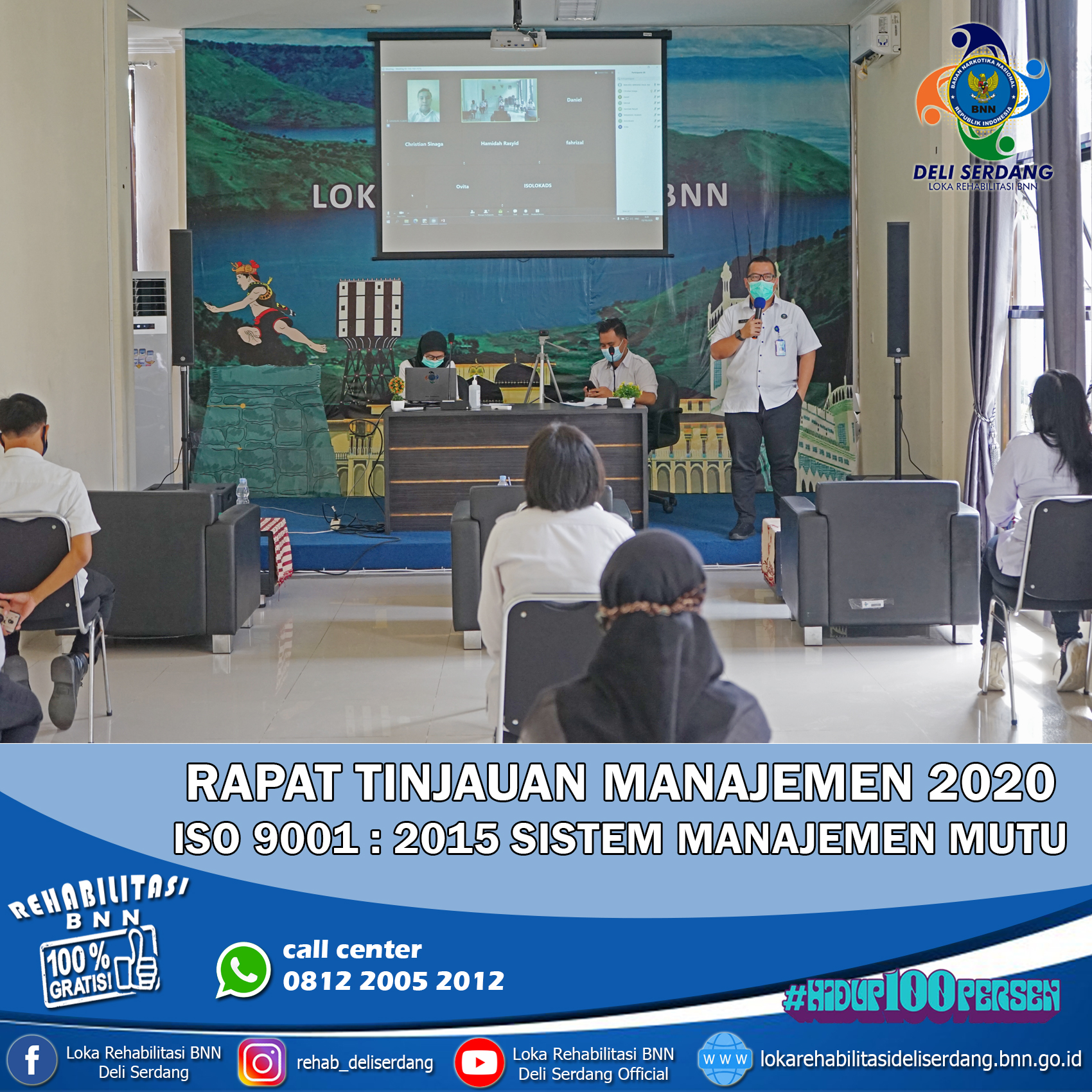 RAPAT TINJAUAN MANAJEMEN 2020 ISO 9001:2015 SISTEM MANAJEMEN MUTU RAPAT TINJAUAN MANAJEMEN 2020 ISO 9001:2015 SISTEM MANAJEMEN MUTU