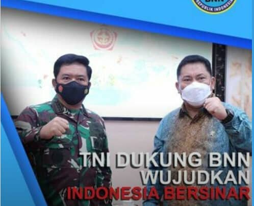 PANGLIMA TNI DUKUNG WAR ON DRUGS BNN DARI DARAT, LAUT DAN UDARA