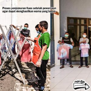 Pembuatan Tie Dye Klien Loka Rehabilitasi BNN Deli Serdang