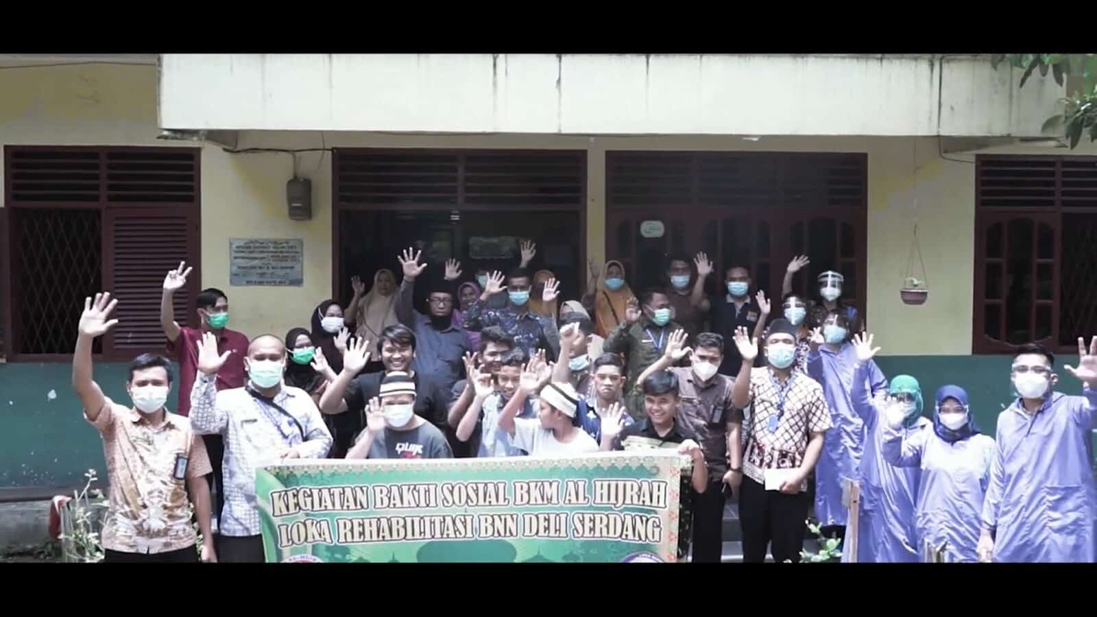 Aksi Bakti Sosial BKM AL HIJRAH Loka Rehabilitasi BNN Deli Serdang