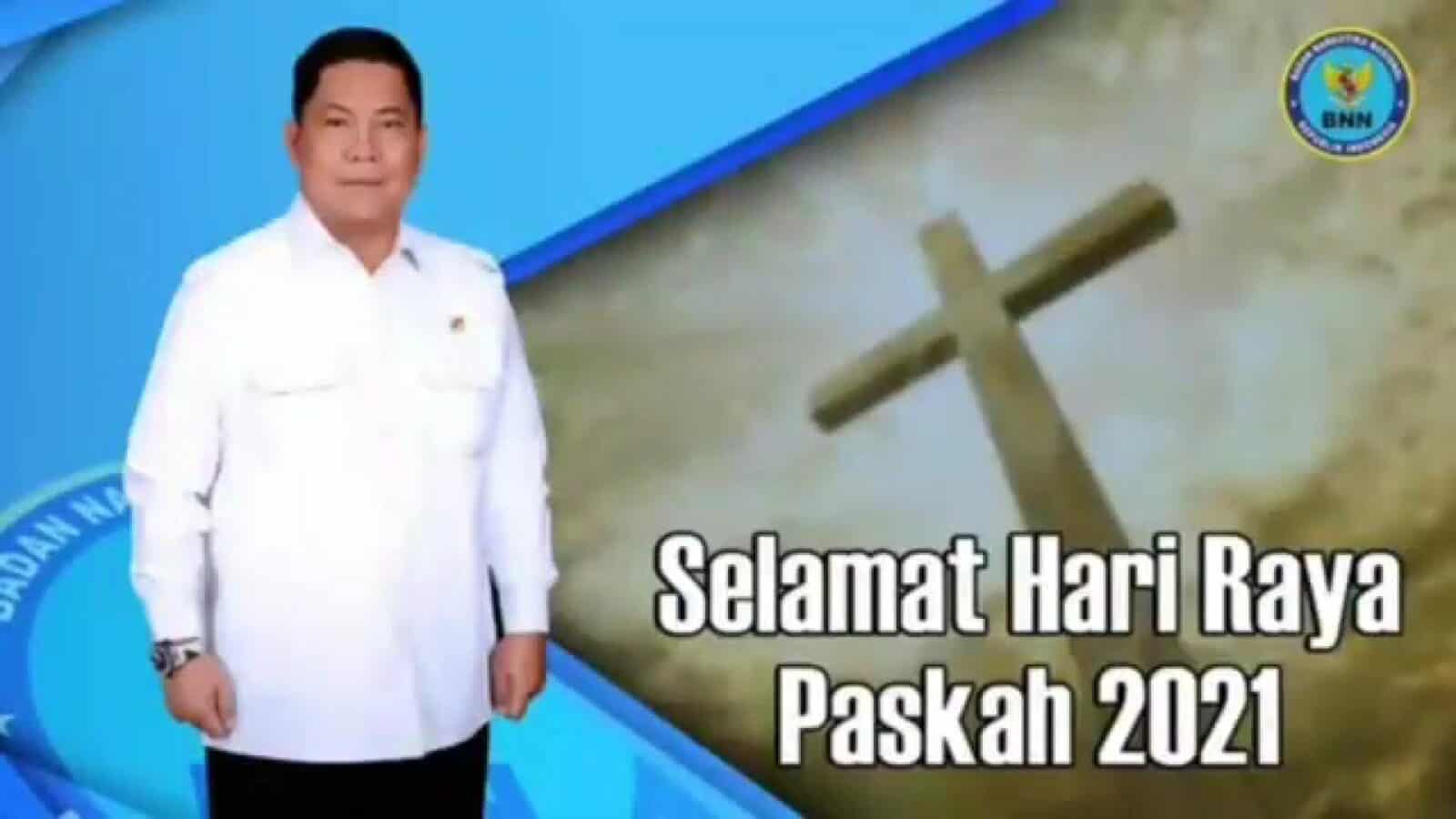 Kepala BNN RI, Dr. Petrus Reinhard Golose beserta jajaran Mengucapkan Selamat Memperingati Hari Paskah Tahun 2021 Kepala BNN RI, Dr. Petrus Reinhard Golose beserta jajaran Mengucapkan Selamat Memperingati Hari Paskah Tahun 2021