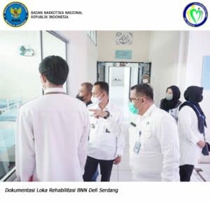 Kunjungan Kepala BNNK Gayo Lues di Loka Rehabilitasi BNN Deli Serdang