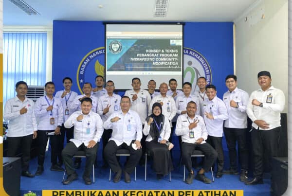 Pembukaan kegiatan pelatihan Therapeutic Community (TC) Loka Rehabilitasi BNN Deli Serdang senin,25/07/2022