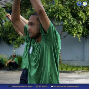 senam Pagi Loka Rehabilitasi BNN Deli Serdang
