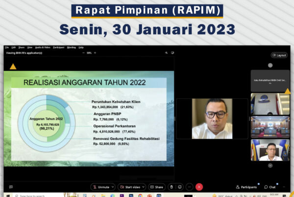 Senin 30 Januari 2023, Rapat Pimpinan (RAPIM).