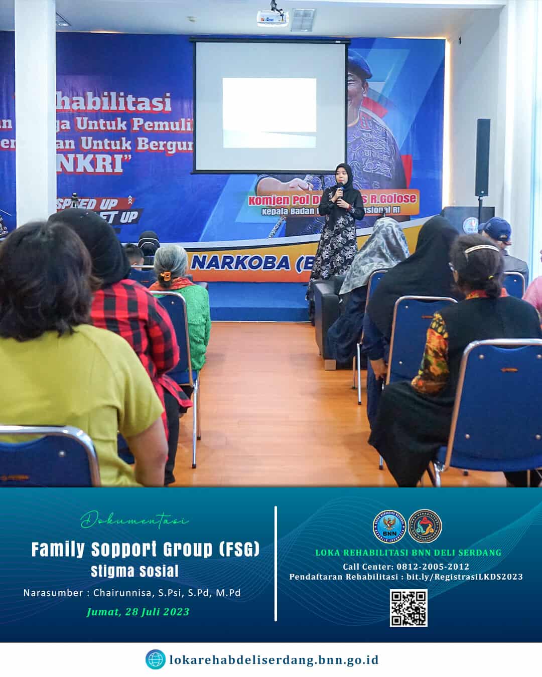 kegiatan Family Support Group (FSG) dengan tema “Stigma Sosial”