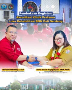 Pembukaan Akreditasi Klinik Pratama Loka Rehabilitasi Deli Serdang.