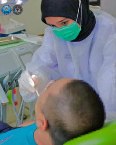 Penambalan Gigi Klien Loka Rehabilitasi BNN deli Serdang