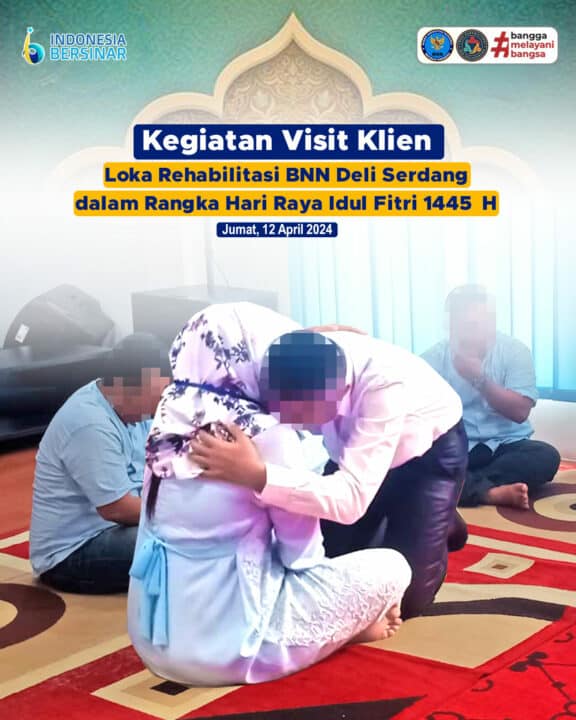 Kegiatan visit klien Loka Rehabilitasi BNN Deli Serdang