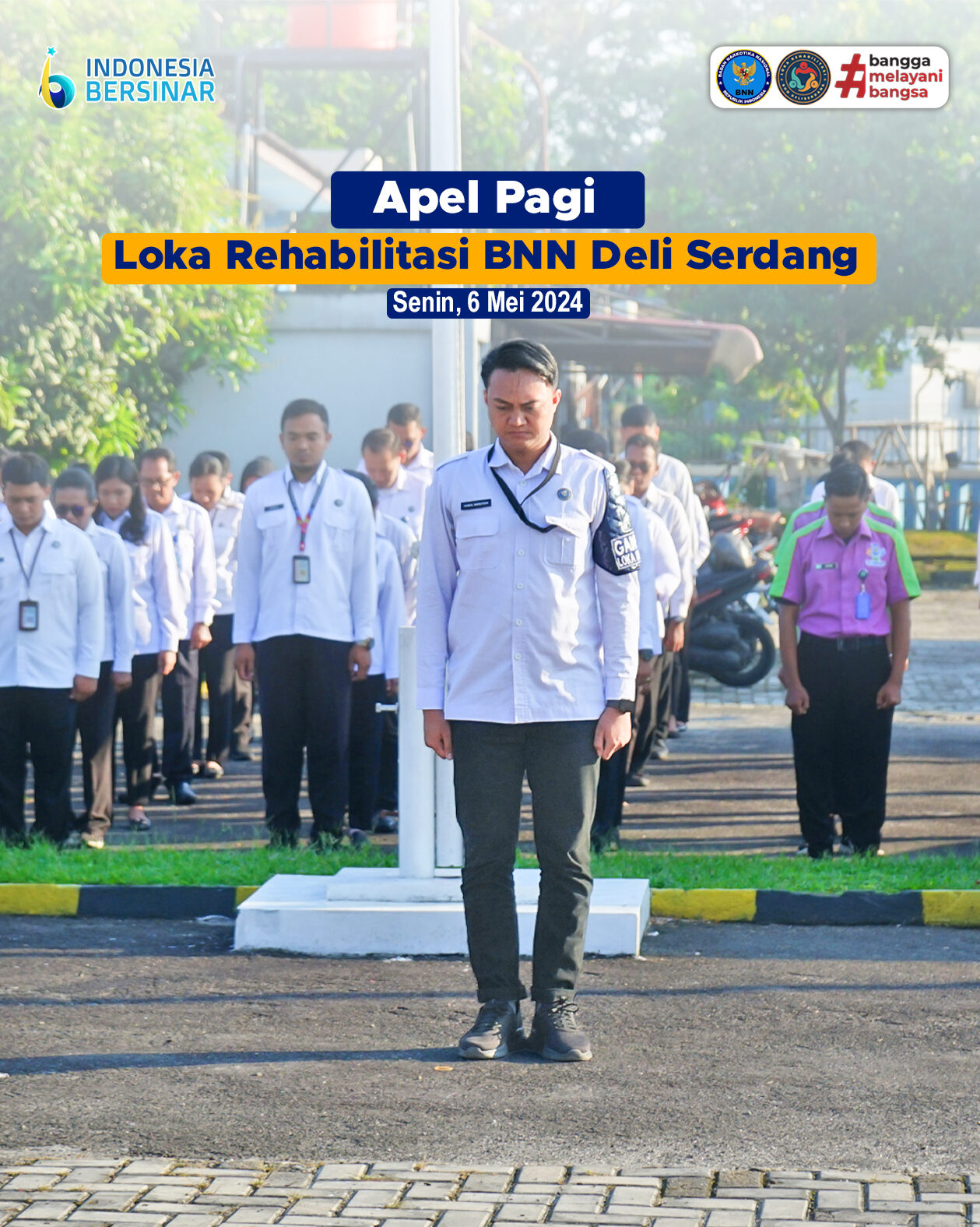 Apel Pagi Loka Rehabilitasi BNN Deli Serdang Apel Pagi Loka Rehabilitasi BNN Deli Serdang
