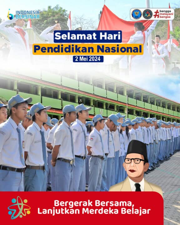 Selamat Hari Pendidikan Nasional Konsep Otomatis