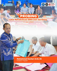 PROBING Loka Rehabilitasi BNN deli Serdang PROBING Loka Rehabilitasi BNN deli Serdang