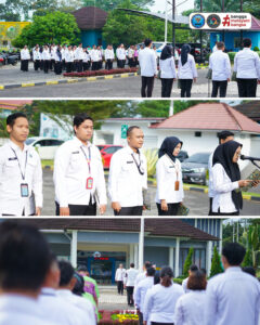 Apel pagi Loka Rehabilitasi BNN Deli Serdang
