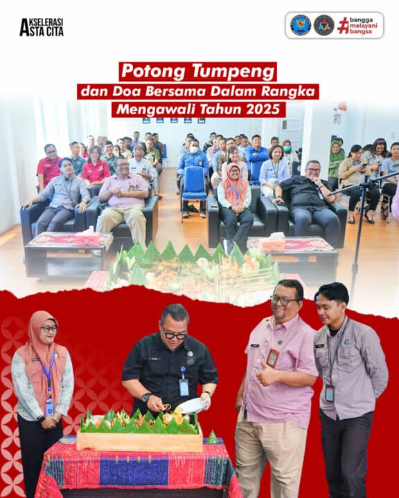 POTONG TUMPENG DAN DOA BERSAMA DALAM RANGKA MEMASUKI TAHUN BARU