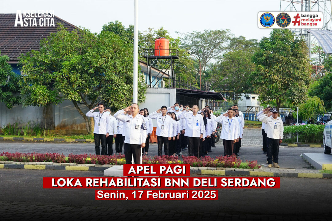 Apel pagi Loka Rehabilitasi BNN Deli Serdang Konsep Otomatis
